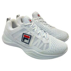 Fila Men's Speedserve Energized Tennis Sneakers 1TM01778-100 White Size 13M